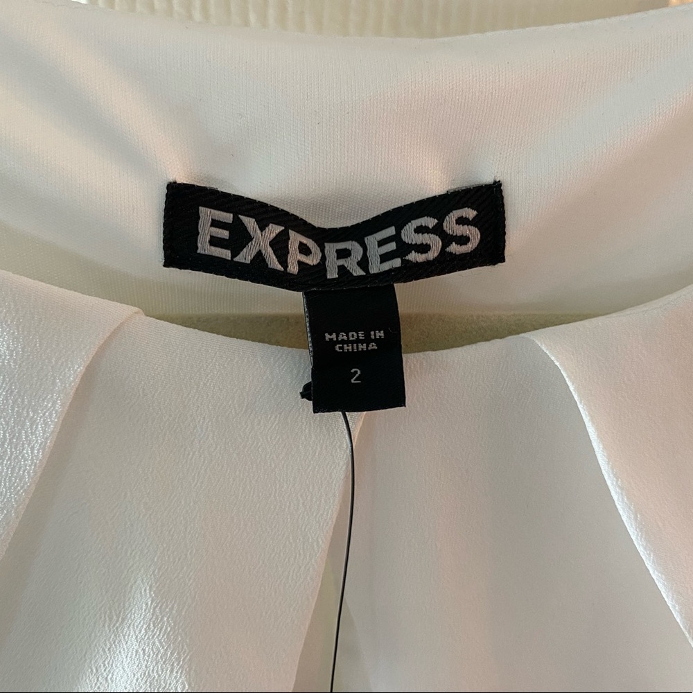 EXPRESS DRESS short, white& black, size2 - Picture 6 of 10